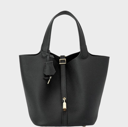Kennedy | Women's Pebbled Shoulder Bag with Lock Detail