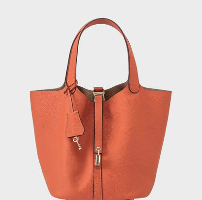 Kennedy | Women's Pebbled Shoulder Bag with Lock Detail