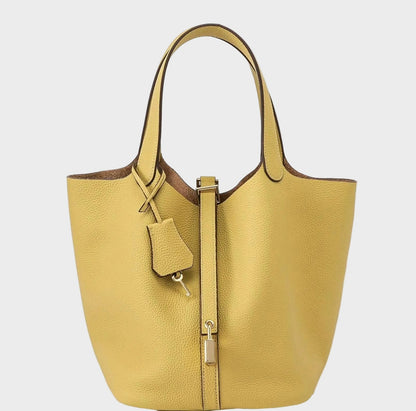 Kennedy | Women's Pebbled Shoulder Bag with Lock Detail