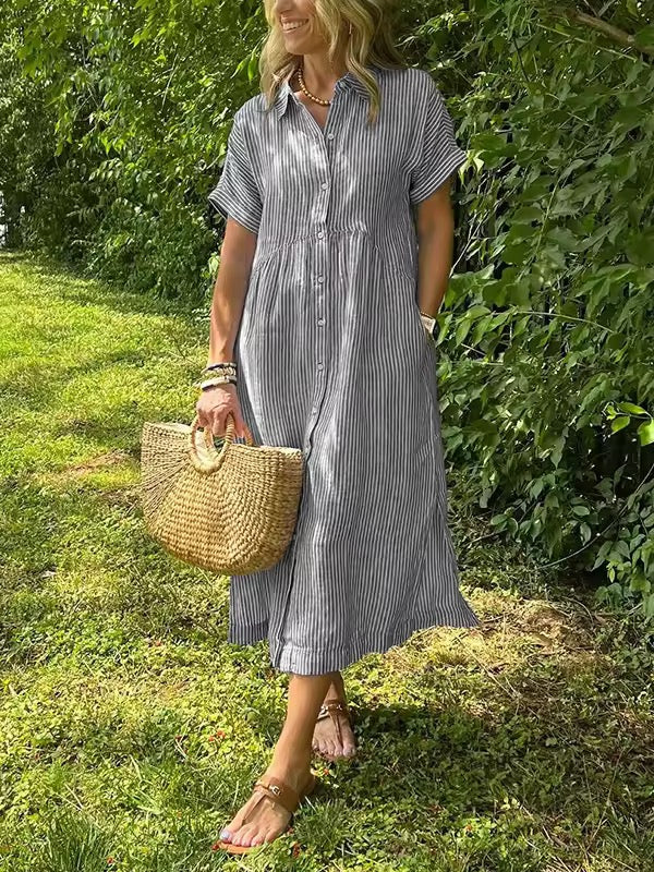 Relaxed elegant everyday maxi dress for women | Ruby