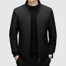 Elegant Monogram Zip Jacket for Men | Aurelio