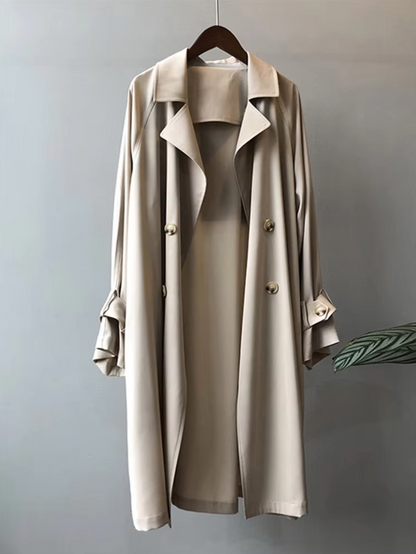 Timeless long trench coat for women | Juliane