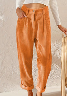 High-waist wide-leg corduroy pants for women | Marielle