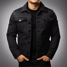 Modern button-front casual jacket for men | Armand