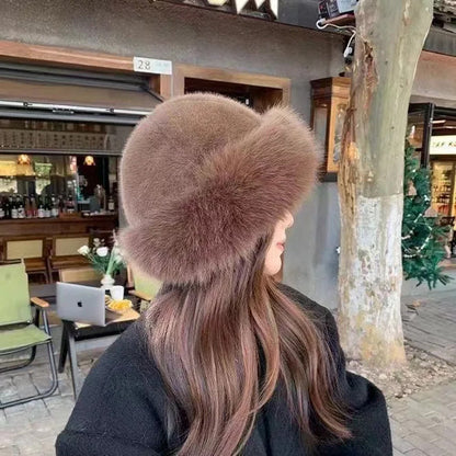 Elegant La Magia Faux Fur Hat | Giuliana