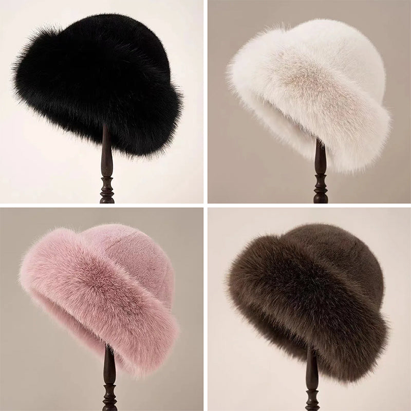 Elegant La Magia Faux Fur Hat | Giuliana