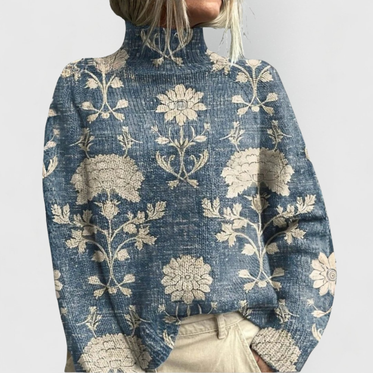 Cozy Turtleneck Sweater with Relaxed Fit for Women | Seren