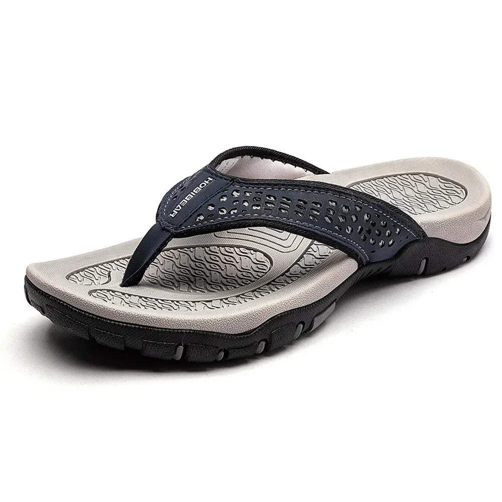 Men's supportive athletic flip flops with arch support | WaveStride