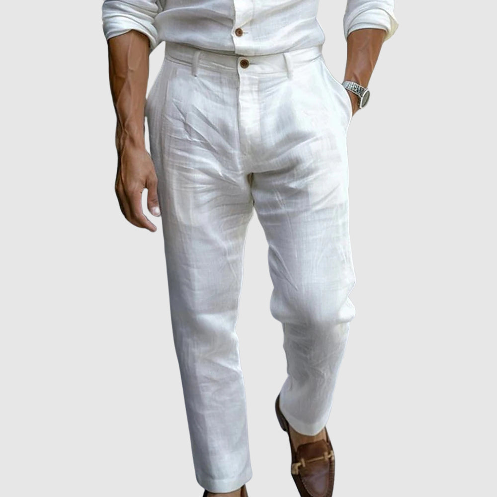Elegant ankle-length pants for men | Lorenzo