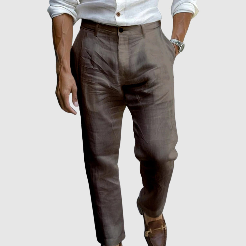 Elegant ankle-length pants for men | Lorenzo