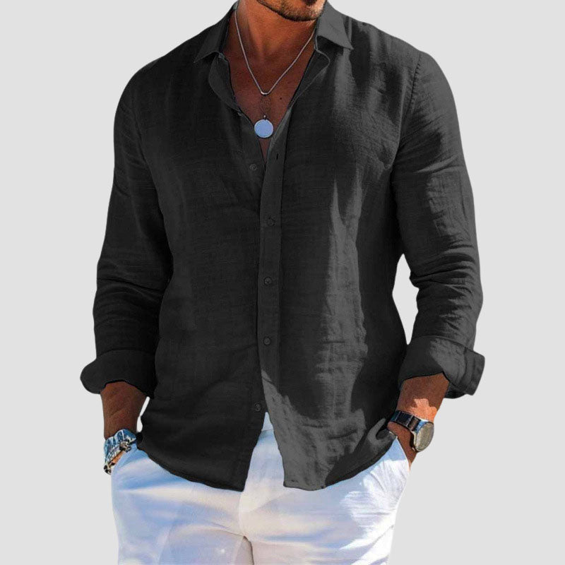 Classic Long Sleeve Shirt for Men | Matteo