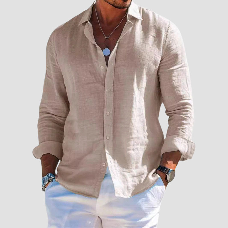Classic Long Sleeve Shirt for Men | Matteo
