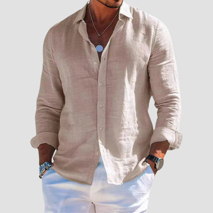 Classic Long Sleeve Shirt for Men | Matteo