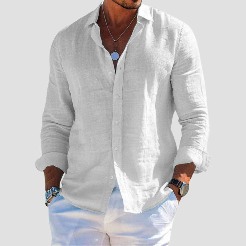 Classic Long Sleeve Shirt for Men | Matteo