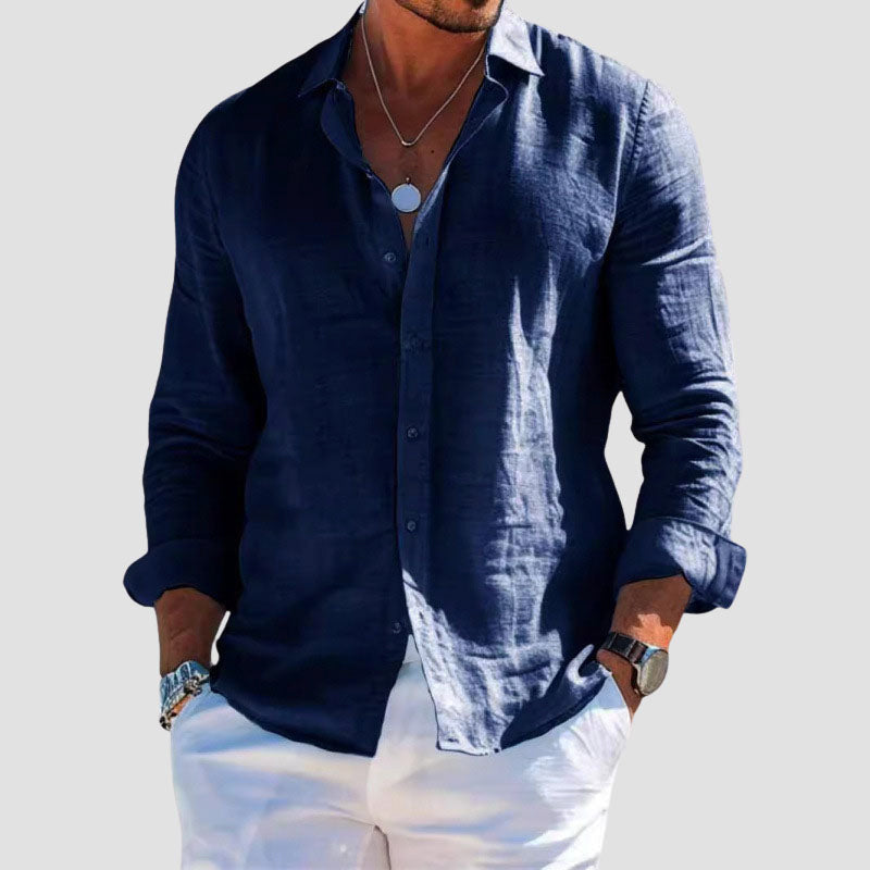 Classic Long Sleeve Shirt for Men | Matteo