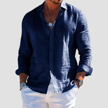 Classic Long Sleeve Shirt for Men | Matteo