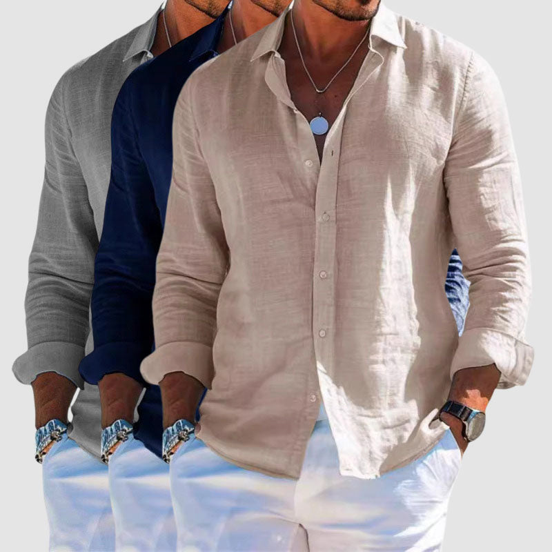 Classic Long Sleeve Shirt for Men | Matteo