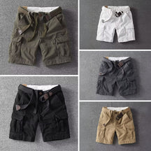 Utility cargo shorts with adjustable waist for men | Marco