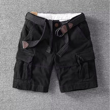 Utility cargo shorts with adjustable waist for men | Marco