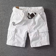 Utility cargo shorts with adjustable waist for men | Marco