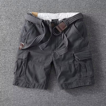 Utility cargo shorts with adjustable waist for men | Marco
