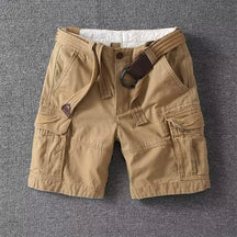 Utility cargo shorts with adjustable waist for men | Marco