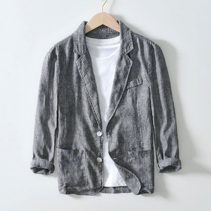 Tailored Notch Lapel Blazer for Men | Alessio