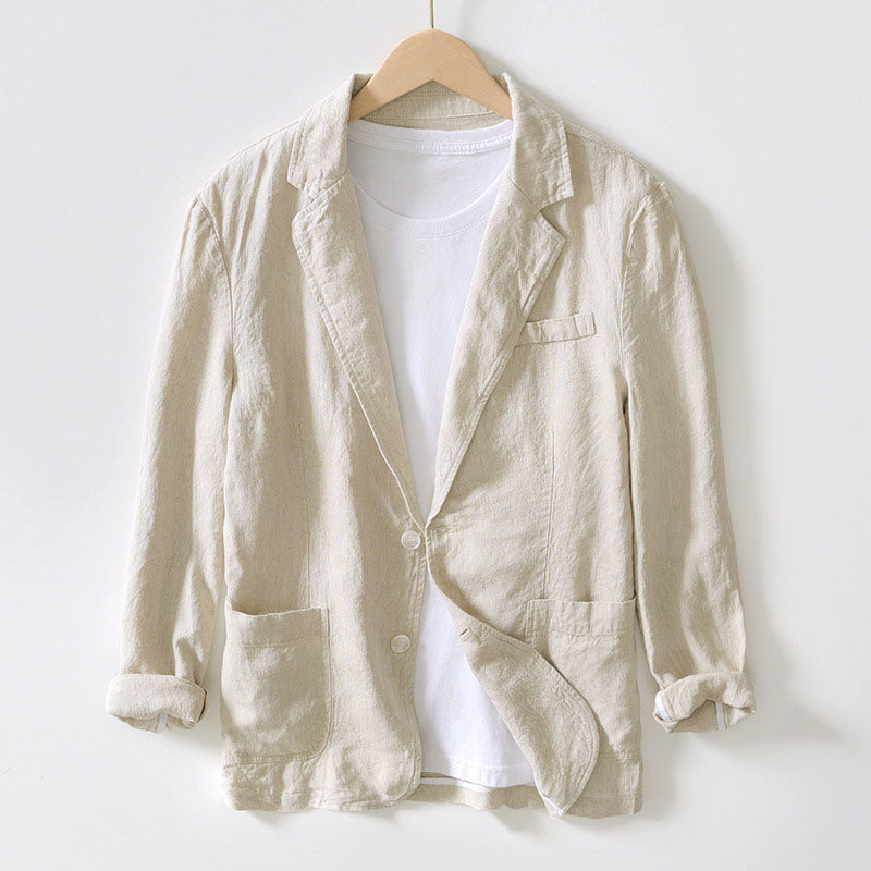 Tailored Notch Lapel Blazer for Men | Alessio