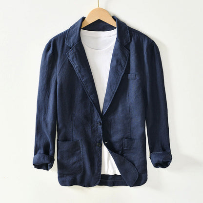 Tailored Notch Lapel Blazer for Men | Alessio