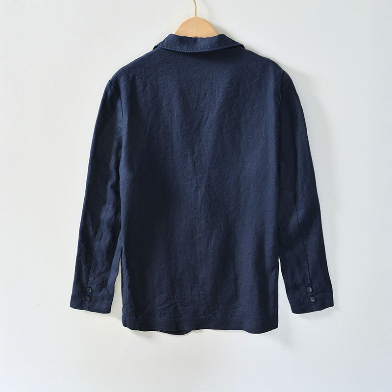 Tailored Notch Lapel Blazer for Men | Alessio