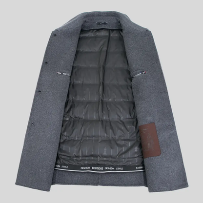 Beaumont | Men's Tailored Wool Blend Overcoat