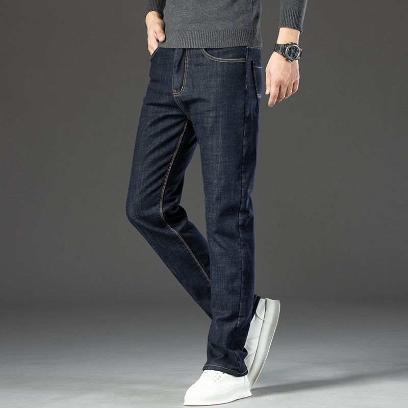 Fleece lined full length jeans for men | Hudson