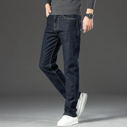 Fleece lined full length jeans for men | Hudson
