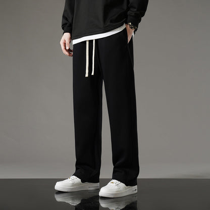 Relaxed drawstring straight leg pants for women | Mira