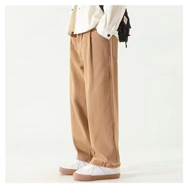 Relaxed wide leg pleated pants for women | Arlen