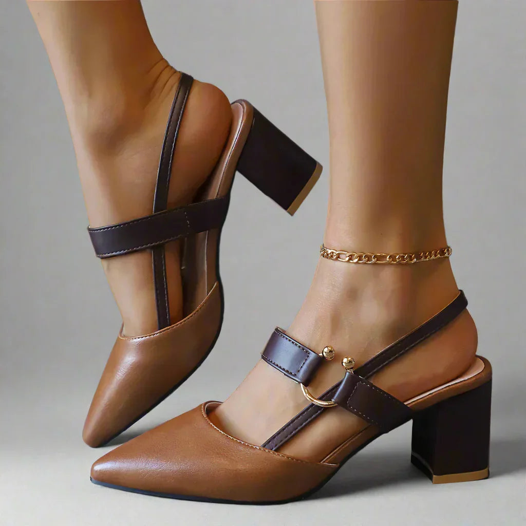 Classic comfort everyday heels for women | Elowen