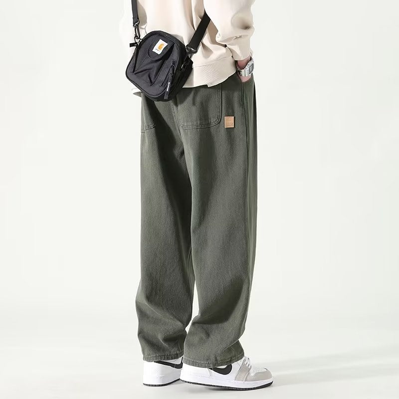 Relaxed wide leg pleated pants for women | Arlen