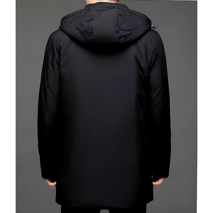 Long insulated warm winter jacket for men | Tristan