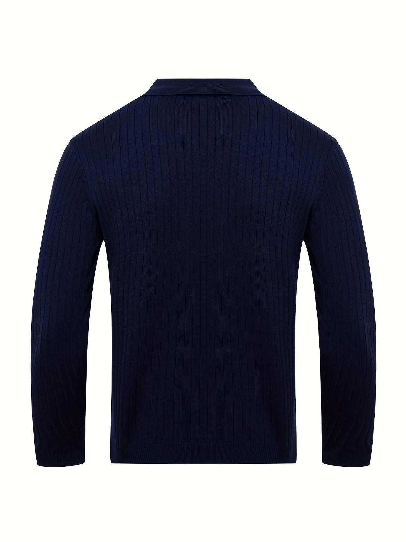 Classic V-neck knit everyday jumper for men | Callum