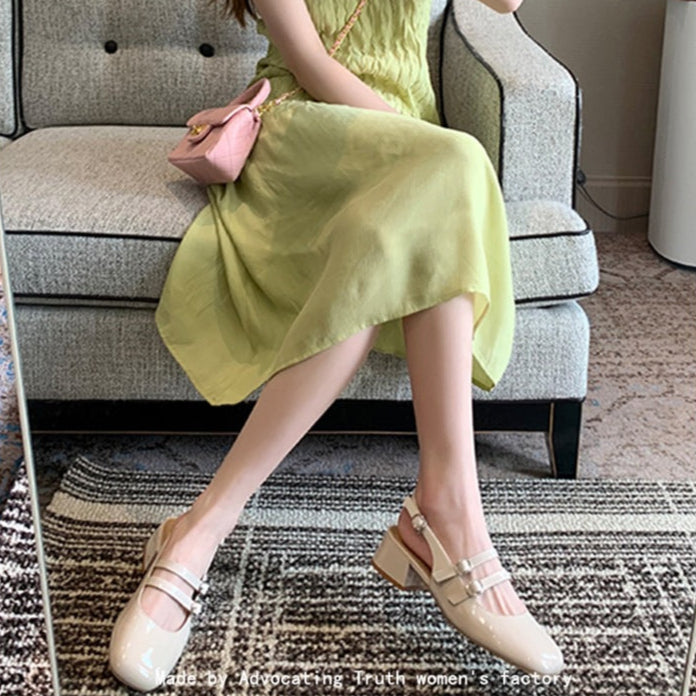 Classic orthopaedic everyday leather flats for women | Nancy