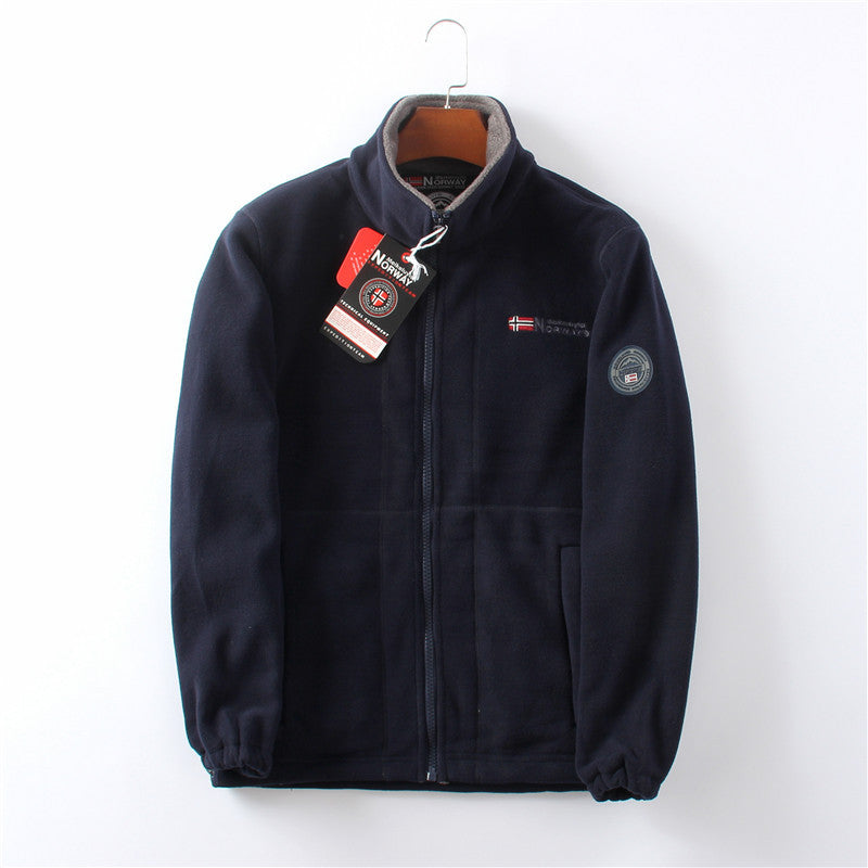 Classic warm fleece winter jacket for men | Norway