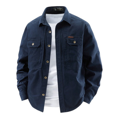Classic work shirt with pockets for men | Brenton