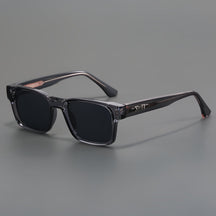 Squared-frame ergonomic sunglasses for men | Ellery
