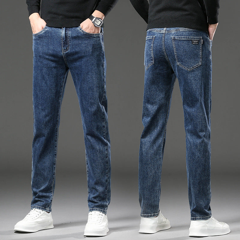 Fleece lined classic denim jeans for men | Kellan