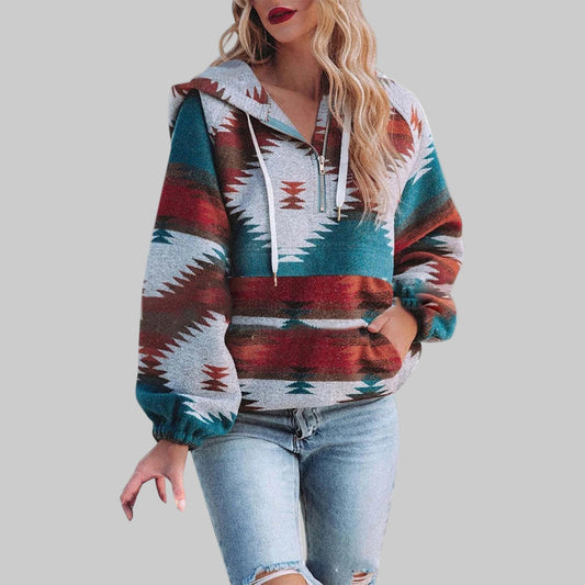 Comfy oversized zip-up everyday hoodie for women | Saku