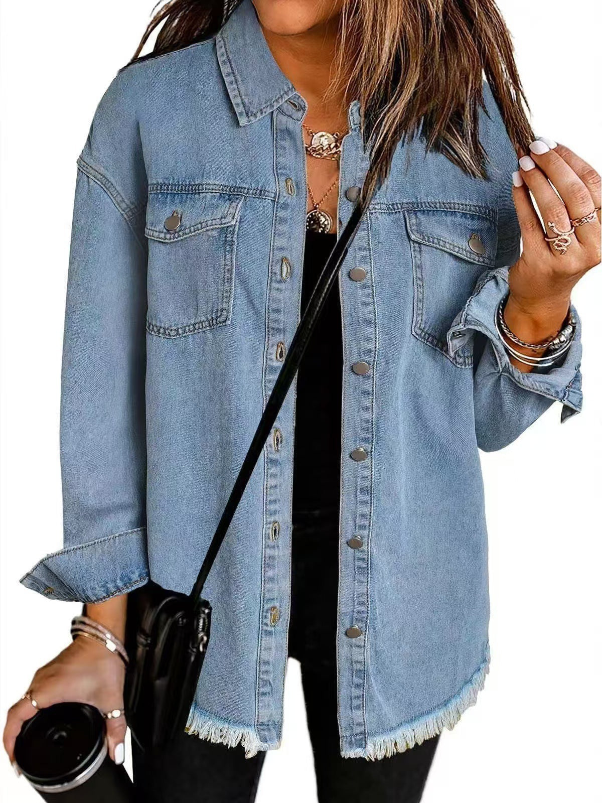 Classic everyday denim jacket for women | Roxane