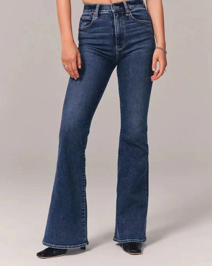 Nerelle | Women's High Waist Five Pocket Flare Jeans