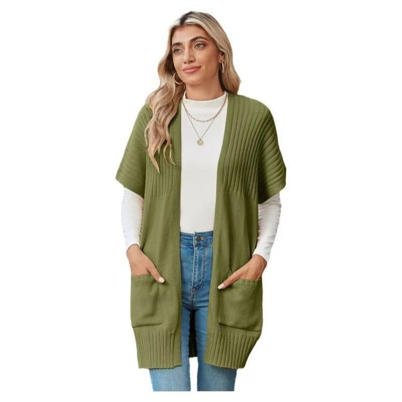 Lightweight open-front knit everyday cardigan for women | Cassava