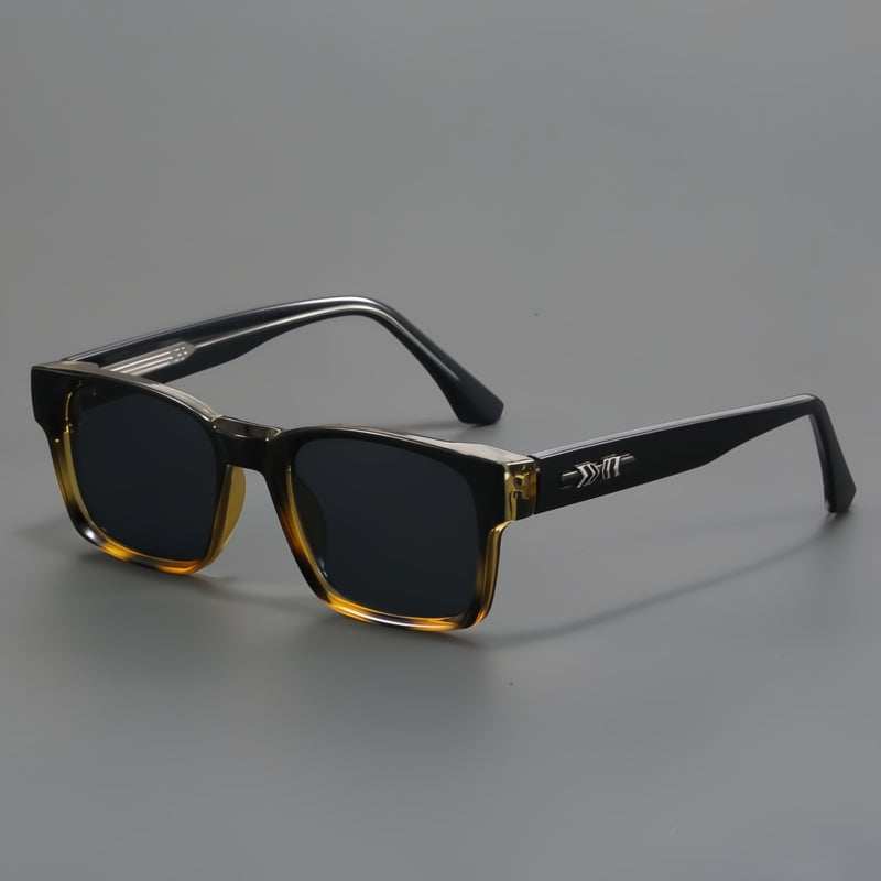 Squared-frame ergonomic sunglasses for men | Ellery