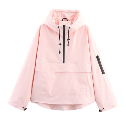 Cosy hooded all-weather everyday jacket for women | Fhalom